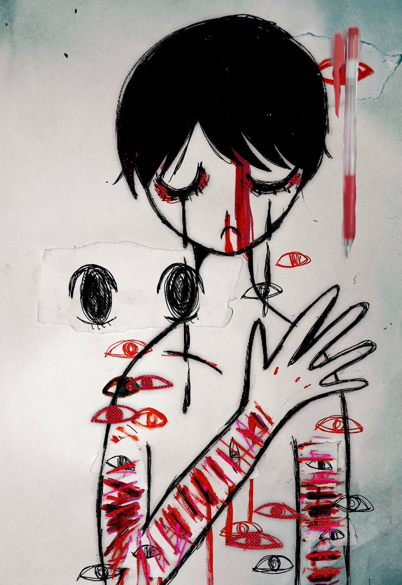 RCz4JnhOVN29598's tweet photo. 今日も悲しい夜が始まる
#illustration　#イラスト https://t.co/z9oHB4BhZ7