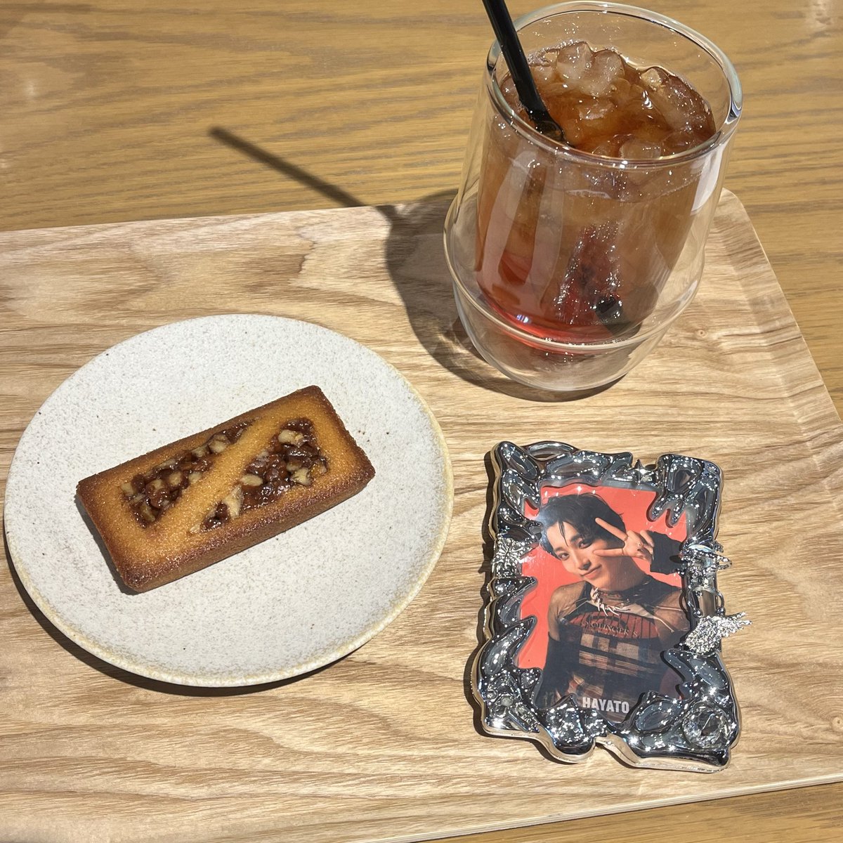 18O1N's tweet photo. くるみっ子のカフェ🐿
フィナンシェにしたら映えなかったけど美味しかった https://t.co/8AznMmY9nt