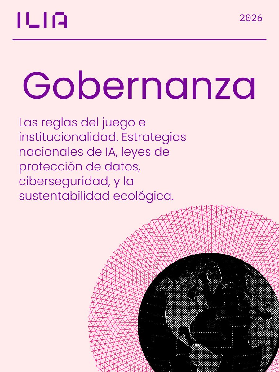 cepal_onu's tweet photo. 🌐¿Cómo se evalúa la madurez de la #InteligenciaArtificial en un país?
🔎El #ILIA2026 elaborado por la #CEPAL y @cen_ia ofrece un análisis detallado en tres dimensiones fundamentales:
💠Factores Habilitantes: es la base de todo. Analiza si el país tiene autopistas digitales (conectividad), supercomputadores para procesar (cómputo), datos disponibles y personas capacitadas.
💠Investigación, Desarrollo y Adopción: es la acción. Mide la ciencia local que producimos, los emprendimientos creados y el uso cotidiano de la tecnología por parte de la gente y los gobiernos.
💠Gobernanza: es la ética y el marco legal. Las reglas del juego para que el avance de la #IA sea seguro, transparente y ambientalmente sustentable.
En una región que busca utilizar estratégicamente la IA para transformar su desarrollo, conocer nuestras capacidades es fundamental para definir prioridades y ampliar las oportunidades que ofrece esta tecnología.
¡Se viene el ILIA 2026! Conoce los nuevos resultados el 20 de octubre.
Más información 👉 https://t.co/ksDaV3OGbO