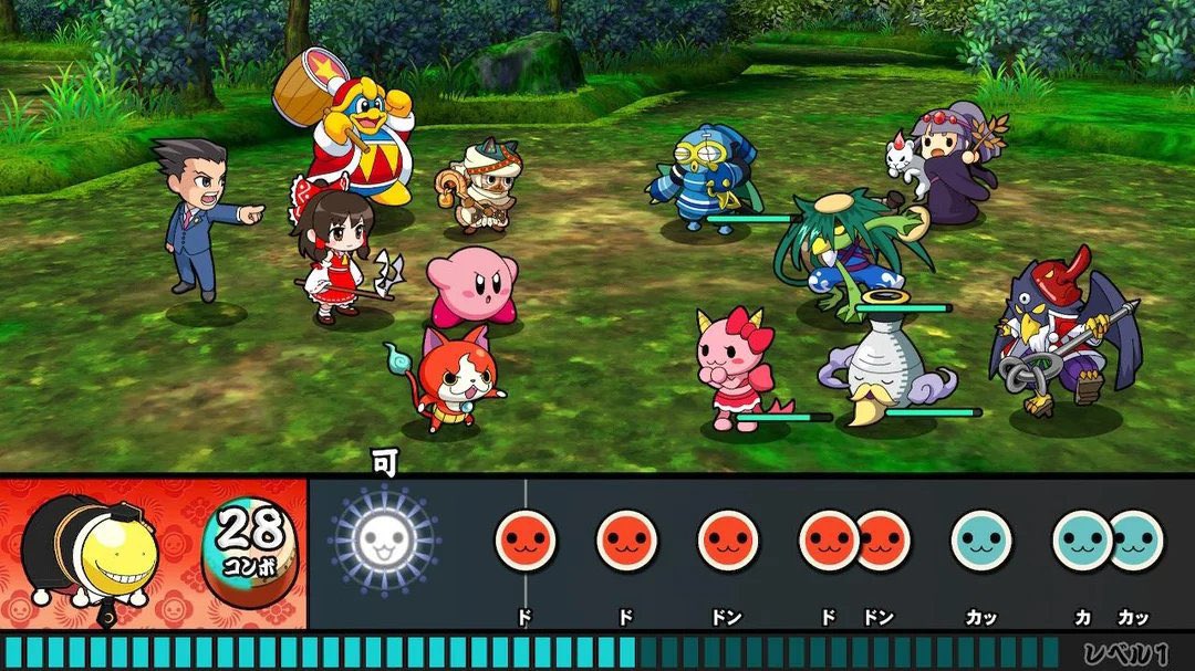 Swag_K1RBY's tweet photo. It’s a real game and it ALSO has Phoenix Wright and Jibanyan https://t.co/3KKKC83gtj