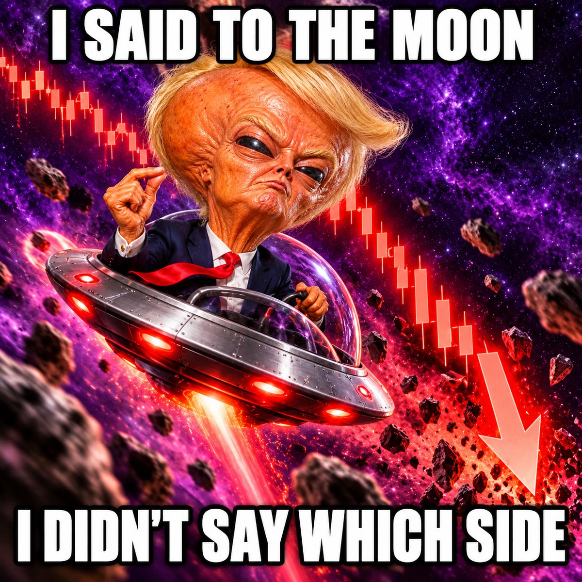 AlienTrumppump's tweet photo. The chart isn’t down. Your planet is upside down. 👽🛸

MAKE THE GALAXY GREAT AGAIN.

$ALIENTRUMP #AlienTrump #MemeCoin #Solana https://t.co/k7yi3fm52c