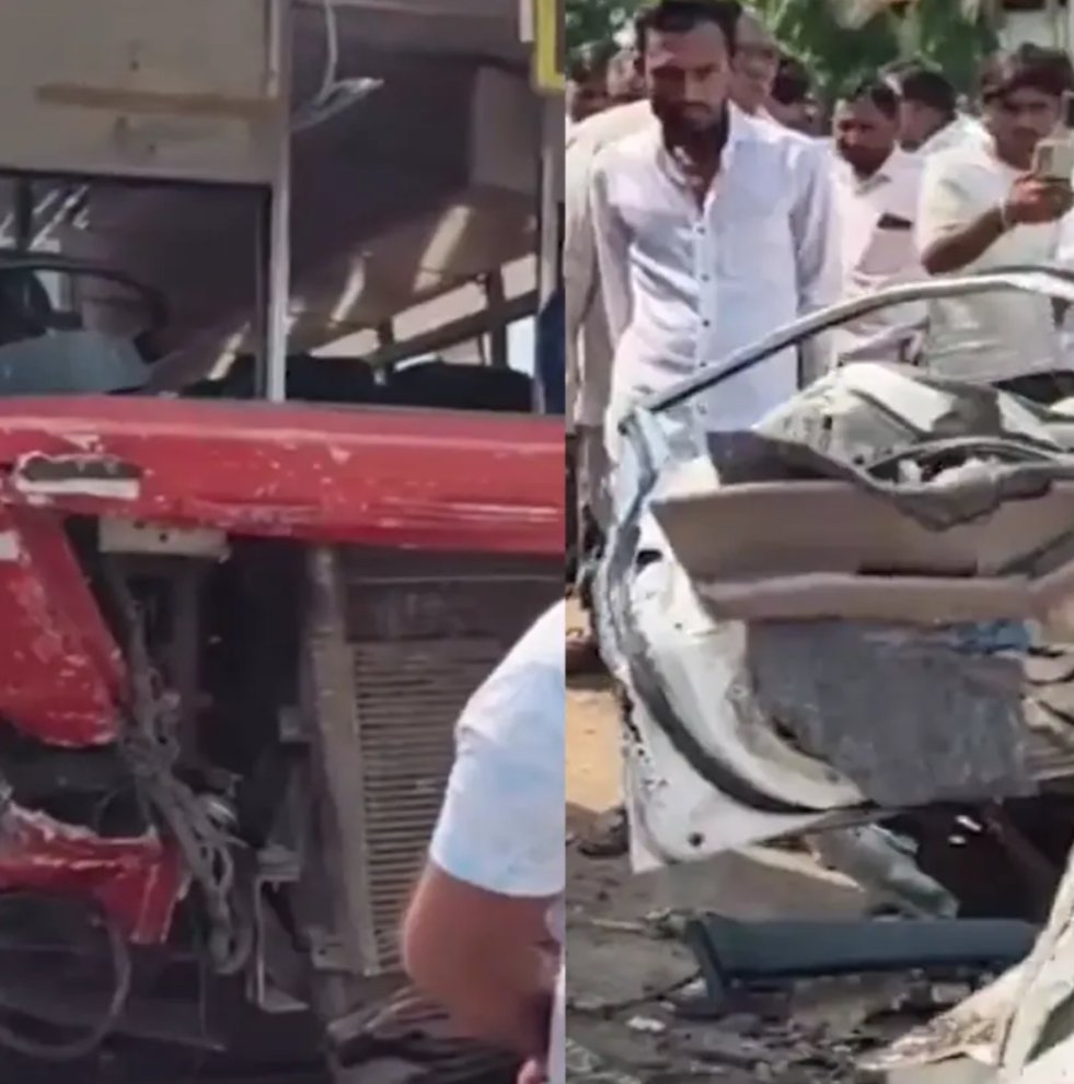NewsX's tweet photo. 5 Die After Car Swerves to Avoid Potholes and Crashes Into Bus in Maharashtra, Locals Blame Poor Road Conditions👇
https://t.co/nAJCTPwp65

#MaharashtraAccident #RoadAccident #PotholeProblem #RoadSafety #BreakingNews https://t.co/jZt88K7qN7