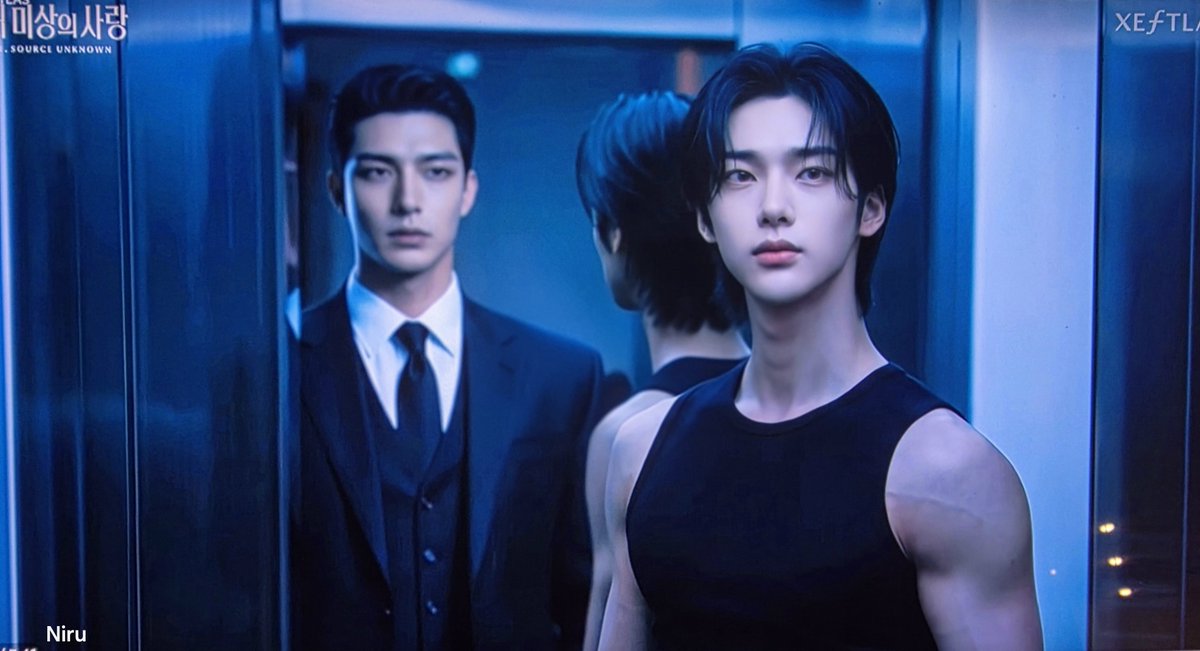 glassheart_np's tweet photo. I am so captivated by the visuals in this AI K-BL series. The story of Cha Edan and Han Do-il is unfolding beautifully, and I am very much looking forward to the next episode of #LoveSourceUnknown. https://t.co/ukXtErbl9n