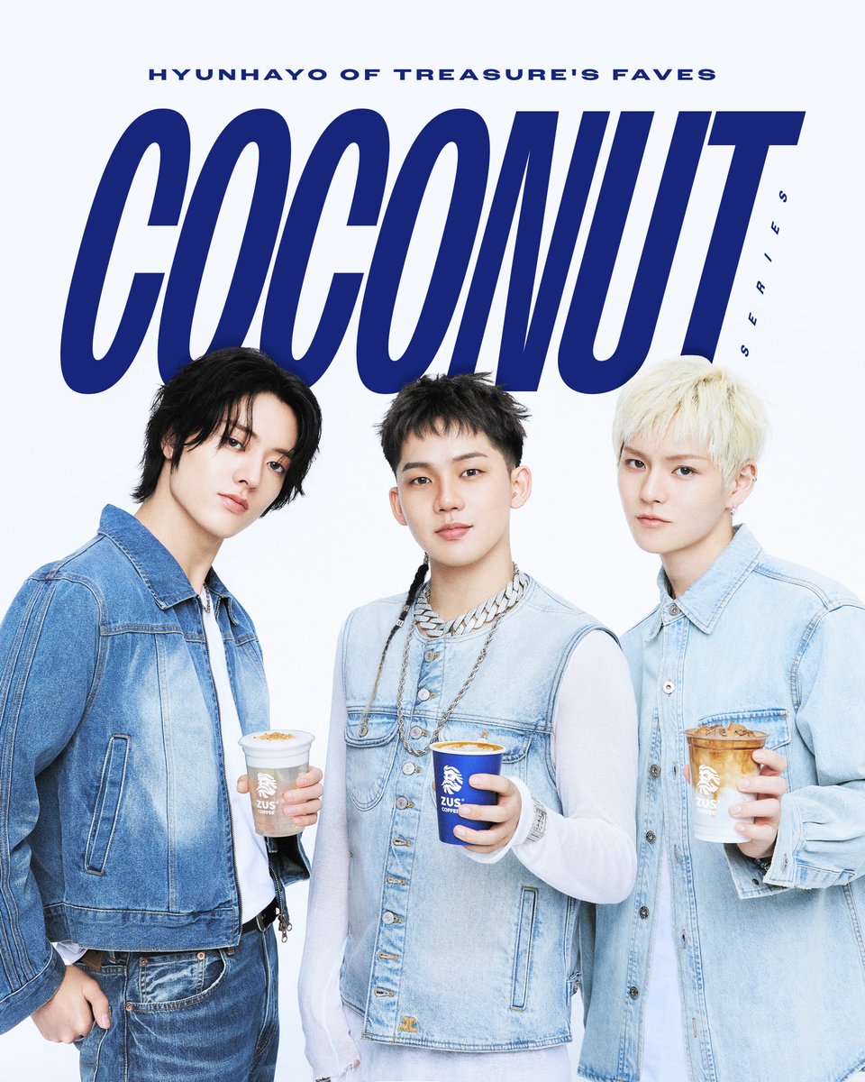 ZUSCoffee's tweet photo. Guess all roads really do lead to BLUE! 💎

We’re making it official! HYUNHAYO of TREASURE, HYUNHAYO of TREASURE (HYUNSUK, HARUTO, YOSHI), are officially ZUS Coffee’s Brand Ambassadors! 💙 https://t.co/MOsM4WCWH4