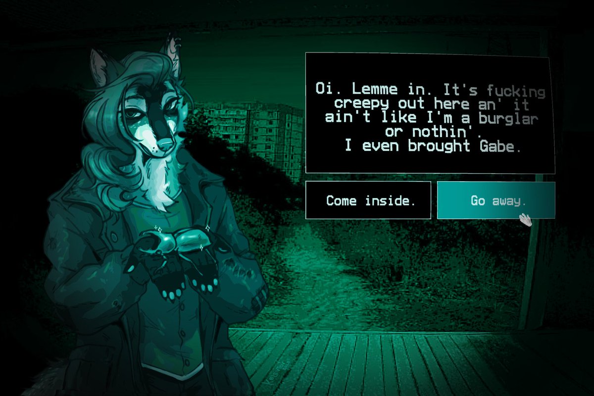 kelevtovart's tweet photo. No I'm not a Human...Because it's a coyote with a big bug. I'd let them in, Gabe is looking particularly dapper.
(not my oc) https://t.co/28bzPOkWgj