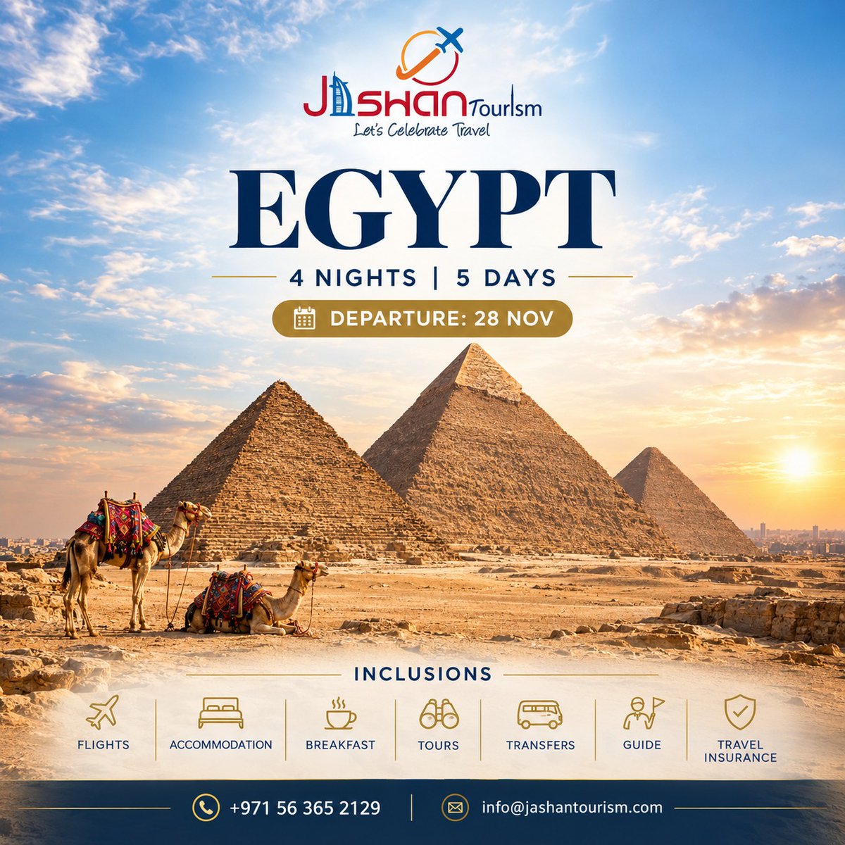 eidiciei's tweet photo. Experience Egypt’s timeless wonders on a 4 Nights | 5 Days holiday package departing 28 November. Explore the Pyramids, Sphinx, Grand Egyptian Museum, Coptic Cairo, Khan Khalili Bazaar, and more. Includes flights, accommodation, tours, transfers, https://t.co/UU3ntjtzAa