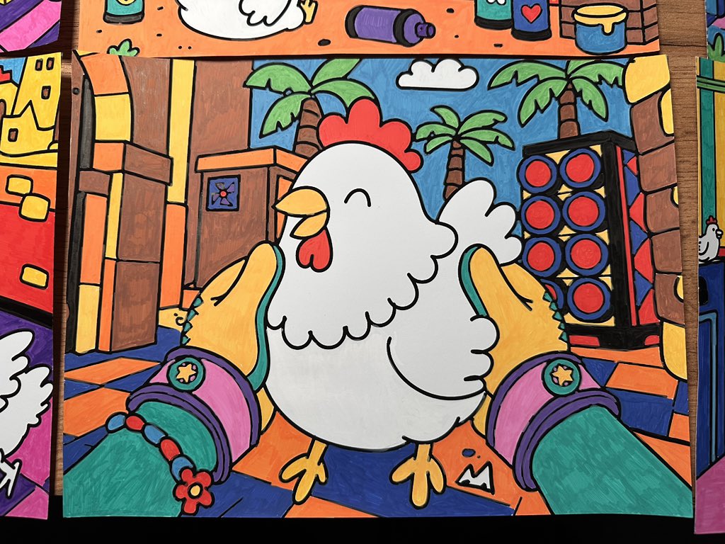 dxlvxemvstxr's tweet photo. Used acrylic markers (only 12 colours) they dried out for the 7th page #KidsModeON @SkinLand_market @ggsarzi
(More in comments) https://t.co/qT98Tyux7y