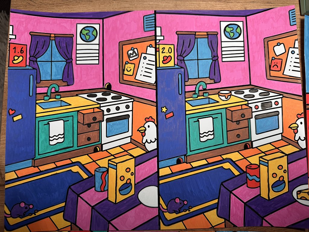 dxlvxemvstxr's tweet photo. Used acrylic markers (only 12 colours) they dried out for the 7th page #KidsModeON @SkinLand_market @ggsarzi
(More in comments) https://t.co/qT98Tyux7y