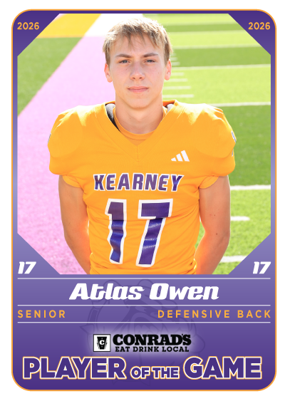 1027FMRocks's tweet photo. Atlas Owen has been a key contributor to the special teams unit all season, but Friday, he made his mark on DEFENSE! Atlas jumped the passing lane and took an interception 65 YARDS TO THE HOUSE for a PICK SIX! This makes Atlas our choice for @Conrads816 Player of the Game! https://t.co/cZmq8uusYP