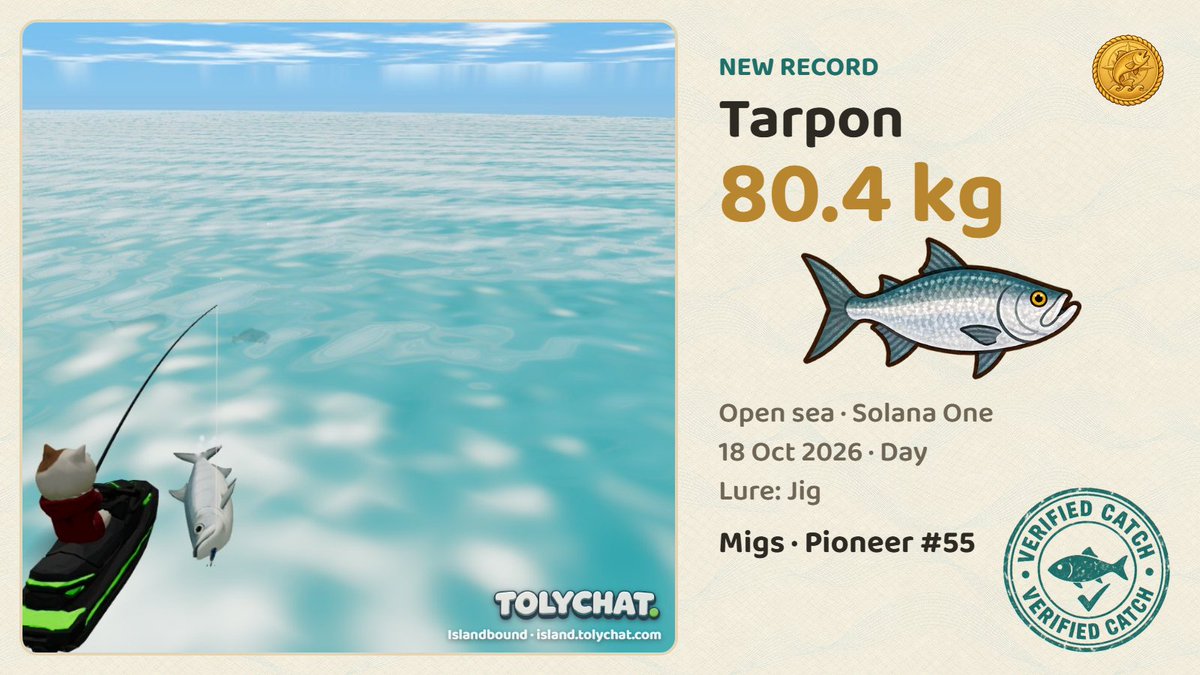 PSintunado777's tweet photo. caught a record-breaking Tarpon @tolychat https://t.co/Ssr3BYxqkl