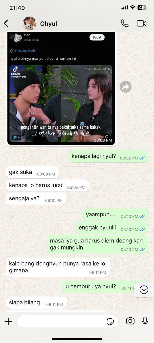 ryuliciouz's tweet photo. bilang cemburunya harus dipancing dulu

#tsemcanrulnyul https://t.co/OWyMT0HffB