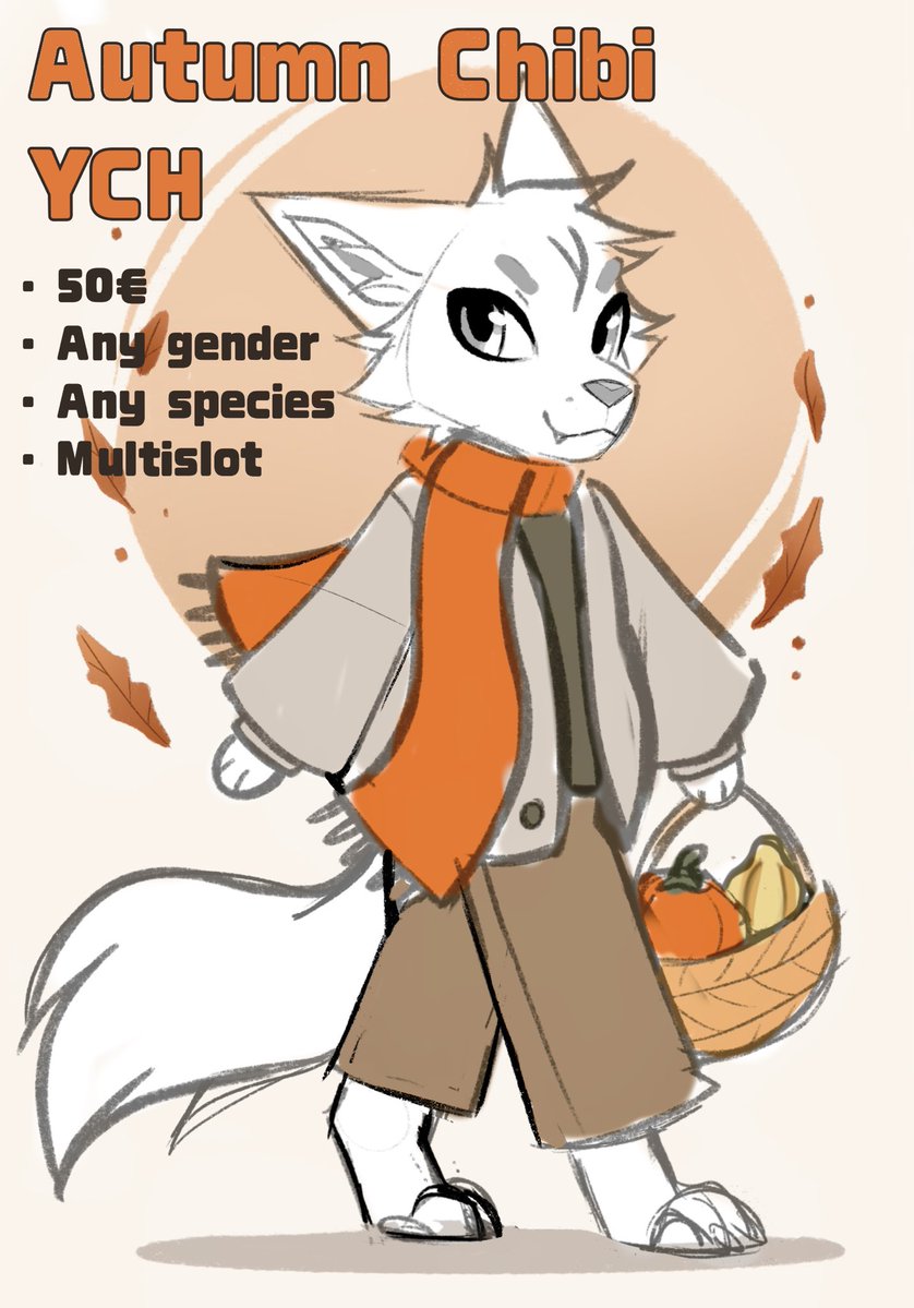 Emily_Creative's tweet photo. Autumn Chibi YCH 🍂✨

• 50€
• Multislot
• Any species 
• Any gender 

Dm or comment to claim a slot! 

RT’s are appreciated 🍂✨ https://t.co/0Y9xSFGxU1