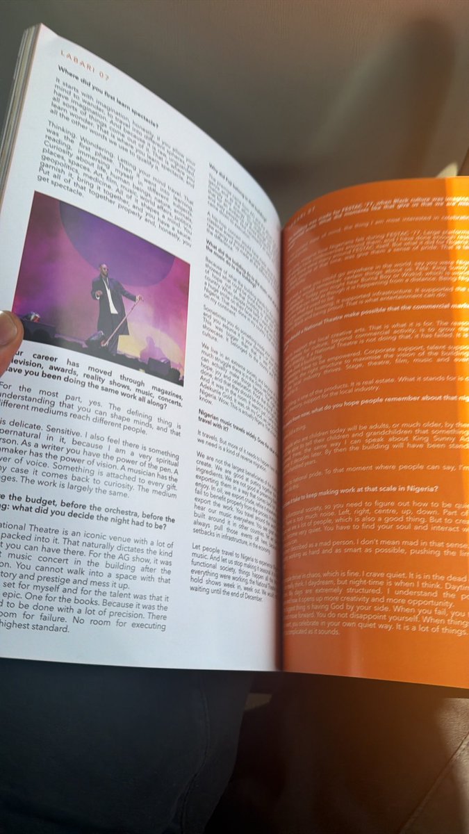 OlamideAdedeji's tweet photo. Interview in issue 001 of ÀȘÀ. National Theatre’s new magazine. https://t.co/xkOKaMZuLL
