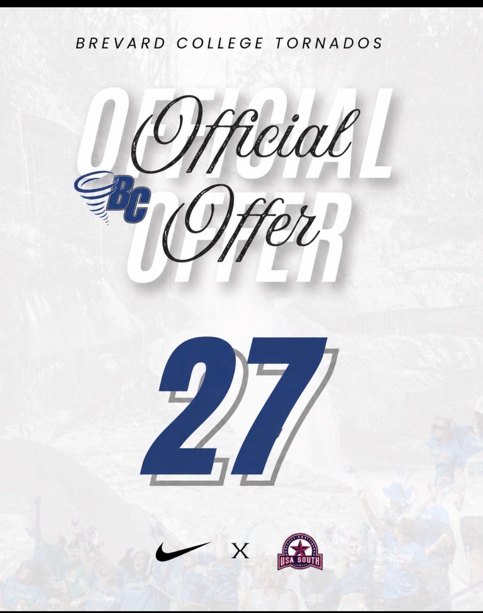 lacysmith88_'s tweet photo. After a Conversation with @chrishatch00, I’m thankful to recieve my first offer to Brevard College!!!  @JordanFalconsFB @jsc613 @ACoachKing @CoachSause @BrevardF5 @CoachVictoriano https://t.co/RtlGaURZA2