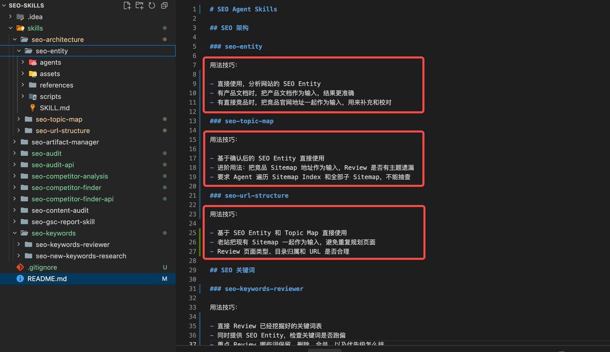 CoderJeffLee's tweet photo. 没有 AI 的时候，教你的是如何 Ahrefs 挖 SEO 蓝海词

现在 AI Native 了，应该如何 Vibe coding 迭代 Keywrods Research 的 Agent Skill

还有如何使用这个 Skill 的技巧 ～

这才是新时代的 AI 实操付费课程！！！！

你觉得呢？ https://t.co/Ucn8SrfBK9