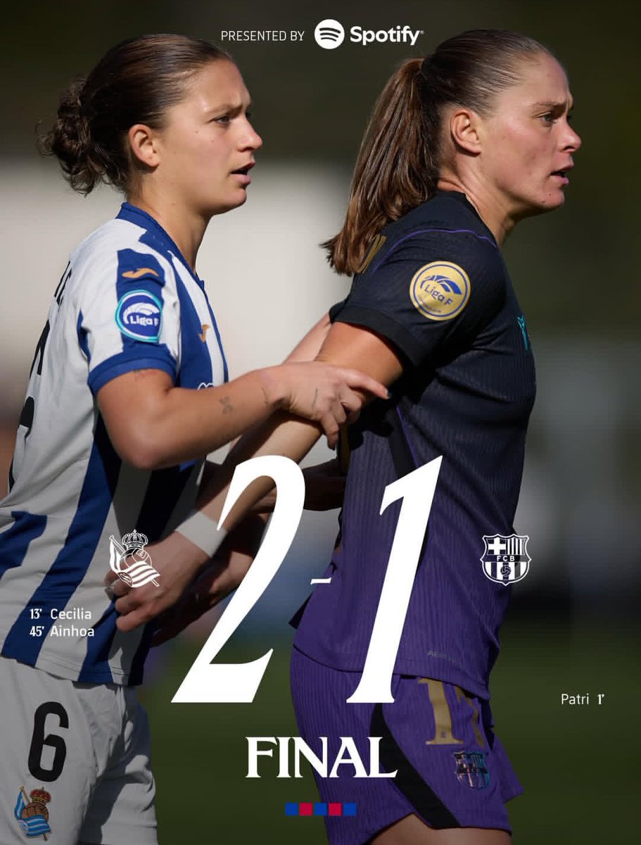 ViscaGaruda's tweet photo. Kekalahan perdana Barça Femení musim ini 😮‍💨 https://t.co/Lb2JacgAuy