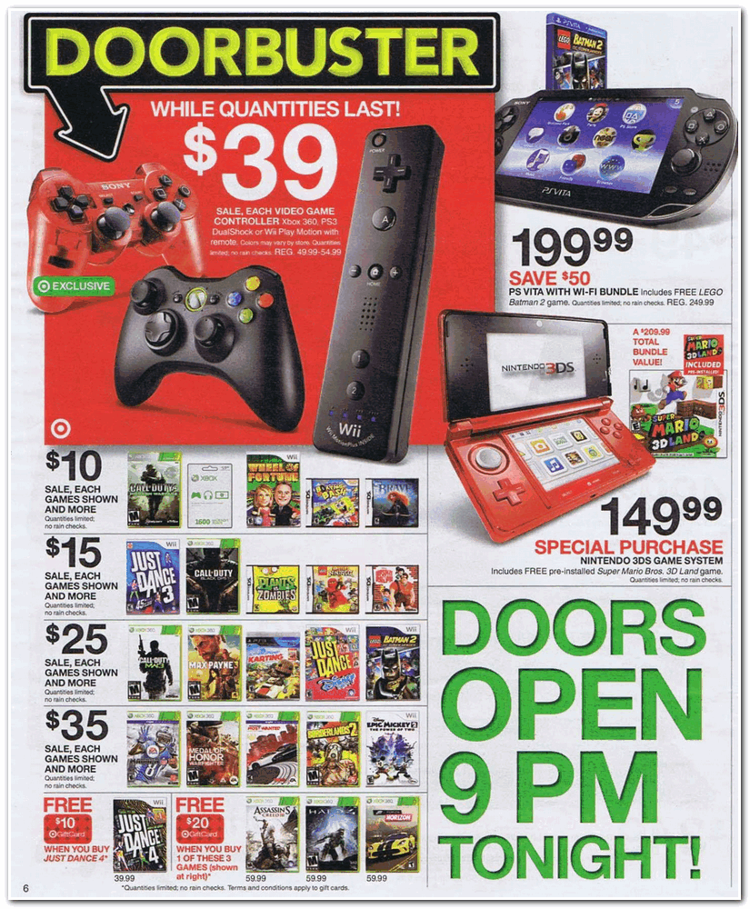 VideoGameHstry's tweet photo. Black Friday deals when we still went into the store https://t.co/1SvMeYSxI4