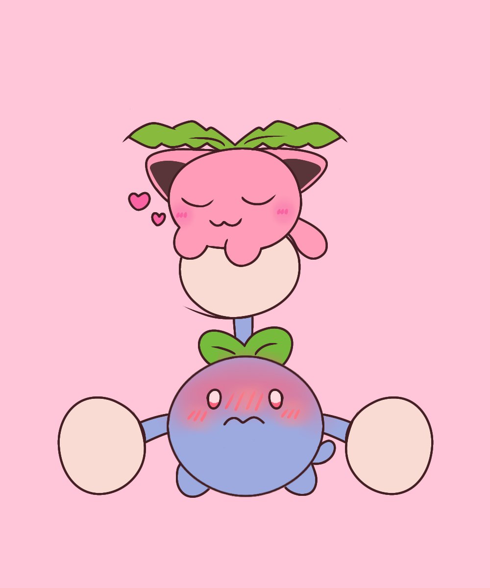 Sh_MasterX's tweet photo. Jumpluff y Hoppip 🩷🩵 https://t.co/eW8QXsuljI