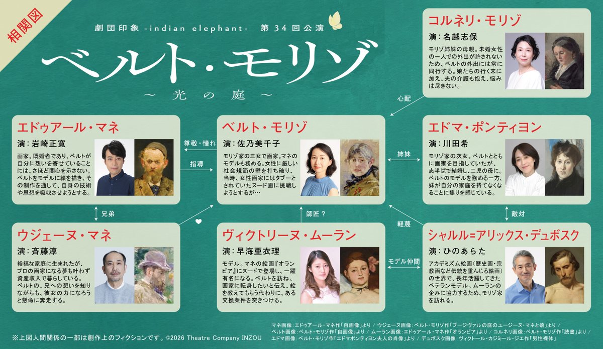 inzou's tweet photo. ＼台詞紹介／
#ベルトモリゾ光の庭

エドマ：
大人になって、ベルト。
絵は若い時だけの友人。一生そばにいる相手じゃない。  絵は孤独な時間を私たちにくれる。
静寂。無音…私たちはその孤独を愛した。

でも、絵は、私たちに笑いかけてはくれないよ。
ブランシュが私に笑いかけてくれるみたいには… https://t.co/j9C6xTsWfy