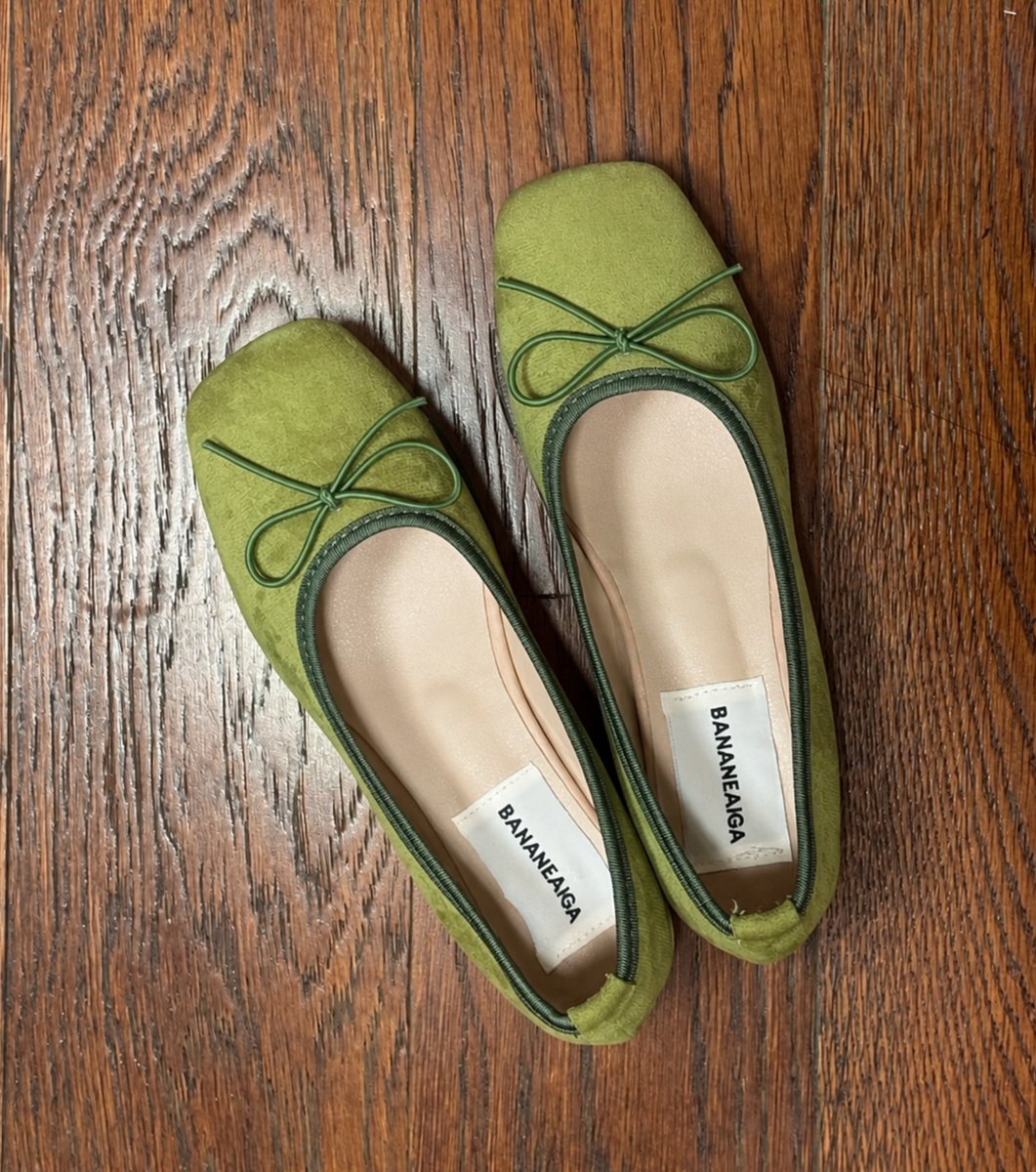 serenellacloud's tweet photo. PLISSS flatshoes matcha ini LUCU BANGET 🥺🤏🏻 https://t.co/v599um2E1A