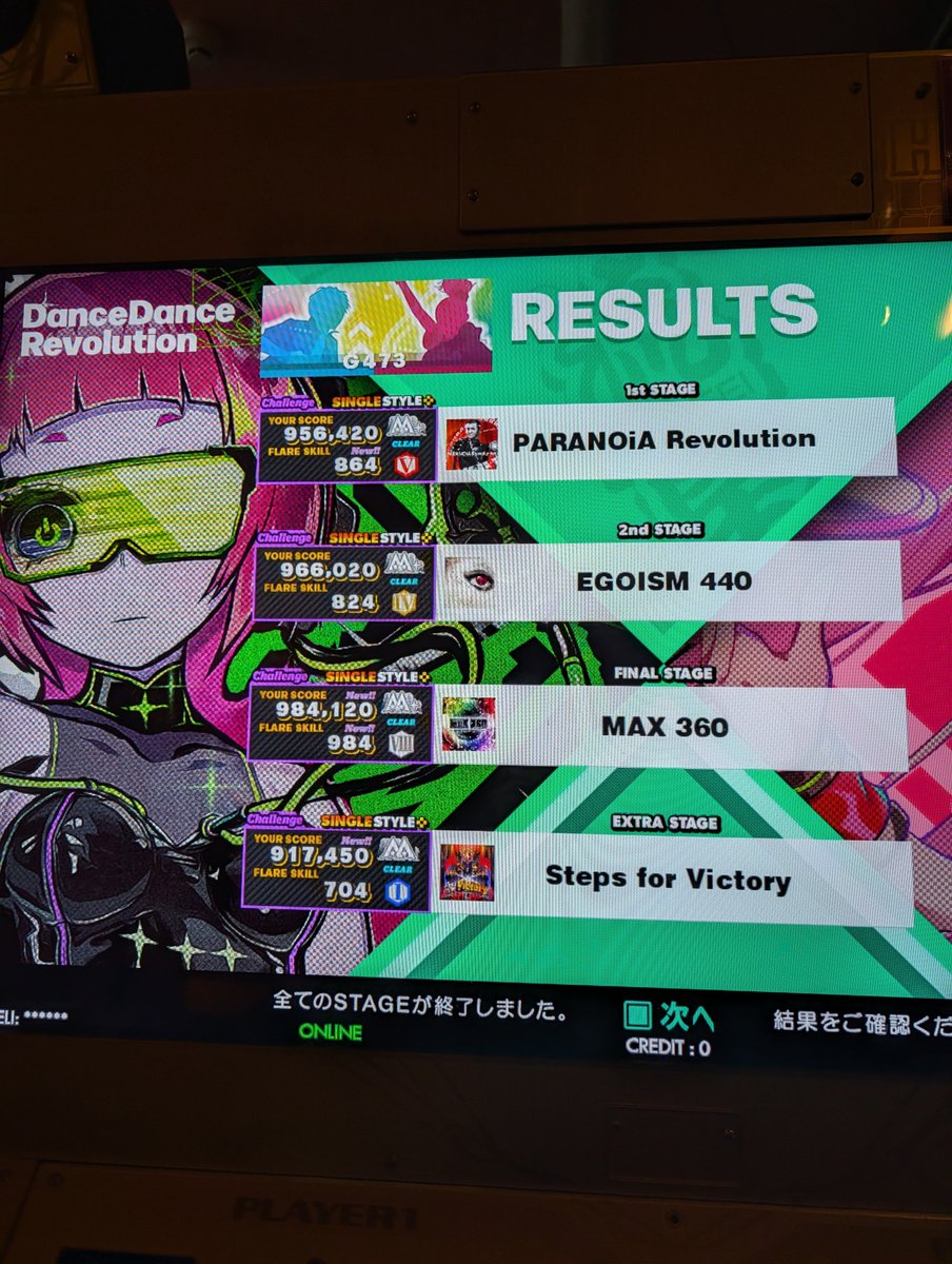 FlankyMOL's tweet photo. ようやく日吉で19踏めた

パラレボ2切り
360鬼ラストの縦連で1切り

最後スイッチできる人どうやってるんですか？ https://t.co/eJPC2cCJH3