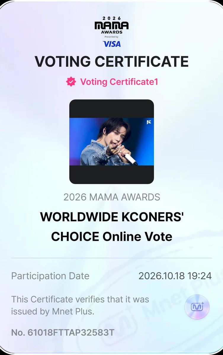 yoursoobie's tweet photo. JANLUPP VOTE MOAA

I VOTE FOR #TOMORROWXTOGETHER FOR #2026MAMAVOTE https://t.co/q1feuTU7CX
