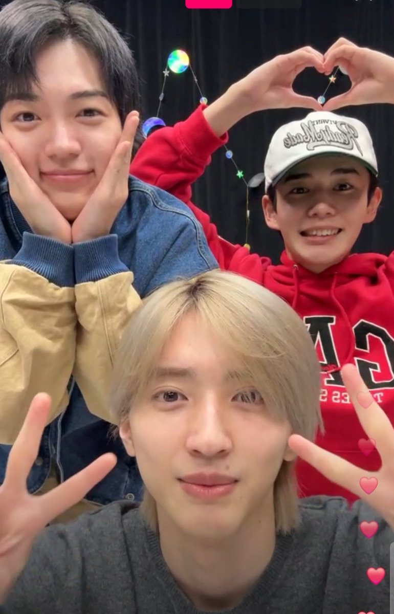 shirokuma346's tweet photo. #道の駅夕暮れ  #なにわ男子
 #道枝駿佑  #長尾謙杜  #西畑大吾
インライ配信ありがとう🩷💛❤️ https://t.co/bEEibDrIzl