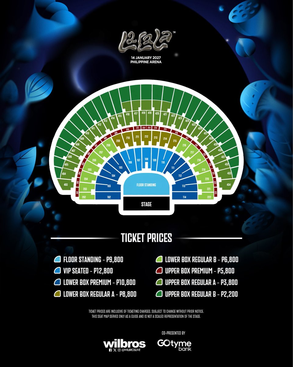 mariel_ish's tweet photo. WTS 🎫 LaLaLa Fest 2027 in Manila!

Tickets available for Olivia Dean and BINI, including VIP Seated, Lower Box A, and Upper Box A &amp; B.

#LALALA2027 #LaLaLaFest #BINIOnLaLaLaFestManila https://t.co/YYqIsUlChi