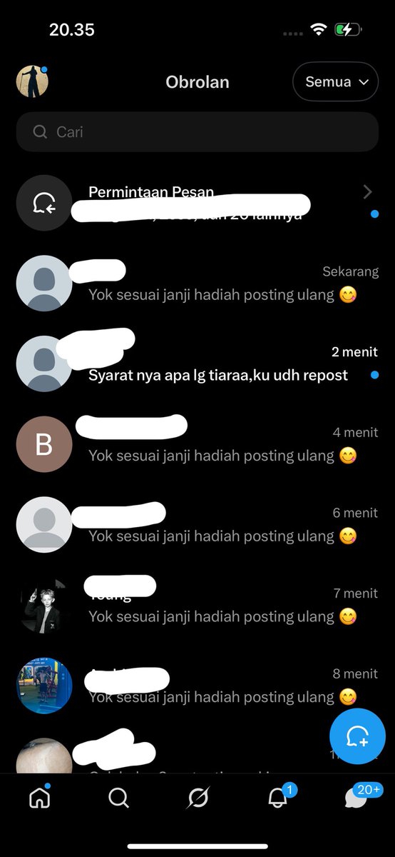 Tiaragz1's tweet photo. Gini kah rasanya d cuekin 😭 https://t.co/gORrrPTgf0