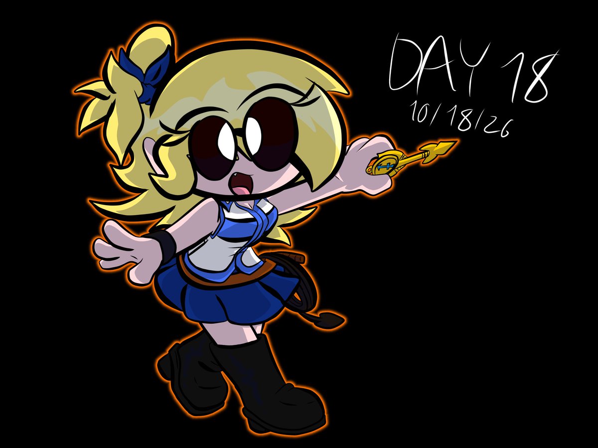JakighC's tweet photo. Day 18: we now dive into the world of Fairy Tail with GF as Lucy Heartfilia about to show you the celestial spirit power she possesses with those keys
#fnfgf #fridaynightfunkin #FairyTail https://t.co/OBXCKmPOsE