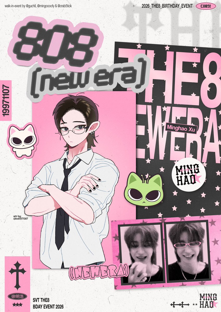 GUCHlL's tweet photo. .݁⊹ 𝟴𝟬𝟴 𝗡𝗘𝗪 𝗘𝗥𝗔 ִ݁ ˖🛸

The8 birthday grab & go cafe event! 

⭑ Difabis coffee & tea, Jakarta 
⭑ 11.7 | 12–5 PM

𝖼𝖾𝗅𝖾𝖻𝗋𝖺𝗍𝖾 𝗆𝗂𝗇𝗀𝗁𝖺𝗈 𝗐𝗂𝗍𝗁 𝗅𝗂𝗆𝗂𝗍𝖾𝖽 𝖿𝗋𝖾𝖾-𝗄𝗂𝗍 𝖺𝗍 𝖣𝗂𝖿𝖺𝖻𝗂𝗌, 𝖻𝗎𝗒 𝖺𝗍 𝗅𝖾𝖺𝗌𝗍 𝟣 𝖽𝗋𝗂𝗇𝗄 𝗍𝗈 𝖼𝗅𝖺𝗂𝗆!

#808NewEra #The8_NewEra

#THE8 #서명호 #徐明浩 #ミンハオ
