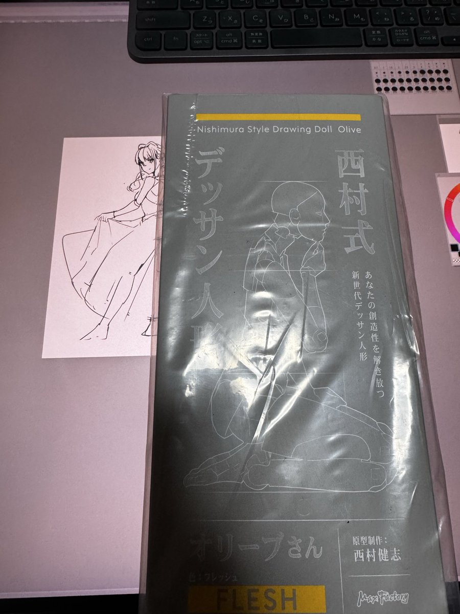 TAKAMI_K0U's tweet photo. ずっと前に予約してたデッサン人形���いてたー https://t.co/Ywdoc1pWEY
