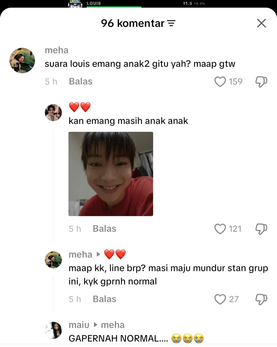 louisuki4sho's tweet photo. GUE NYEMBUR BANGET BACA INI😭 KAYAK GAK PERNAH NORMAL WKWK, LNGSHOT KALAU NORMAL PAS LAGI TIDUR AJA KAK😭🙏🏻 https://t.co/1TpikWL3ZY