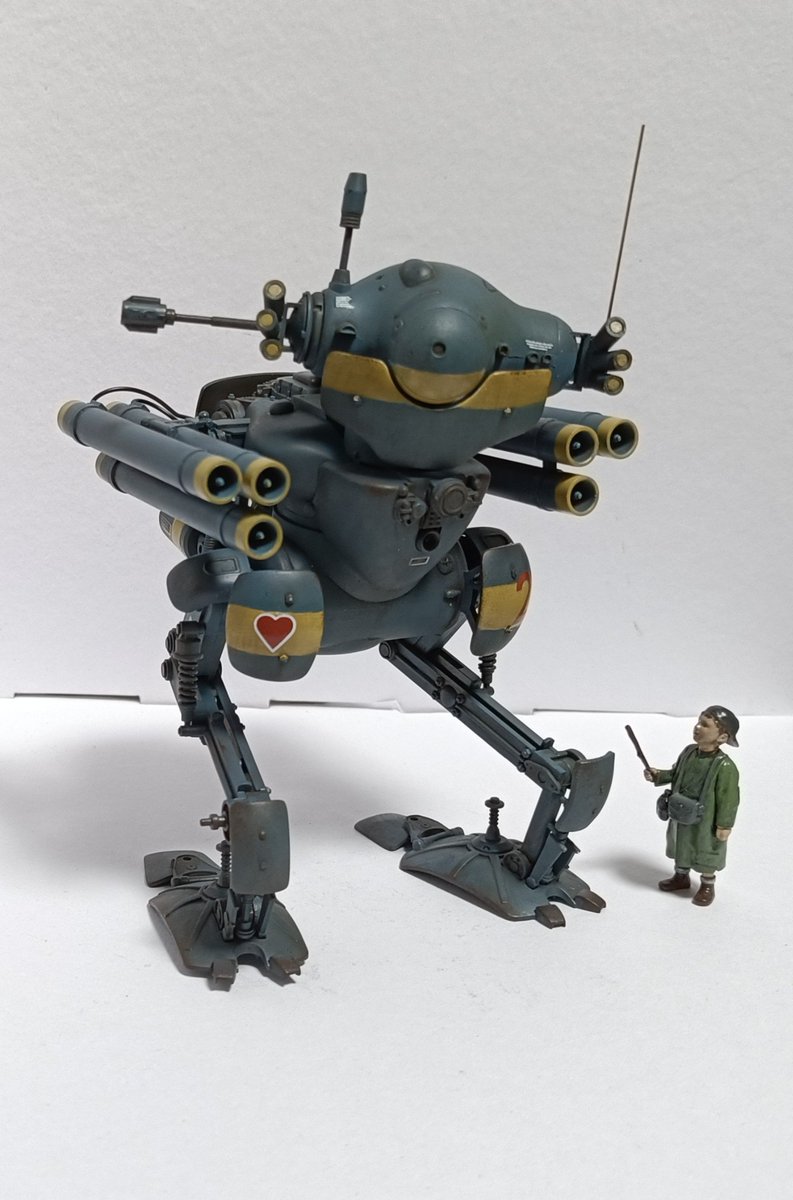 YumamoLi's tweet photo. 海洋堂1/35 陸戦ガンスできました
#マシーネンクリーガー https://t.co/0oZvKHQ8GV