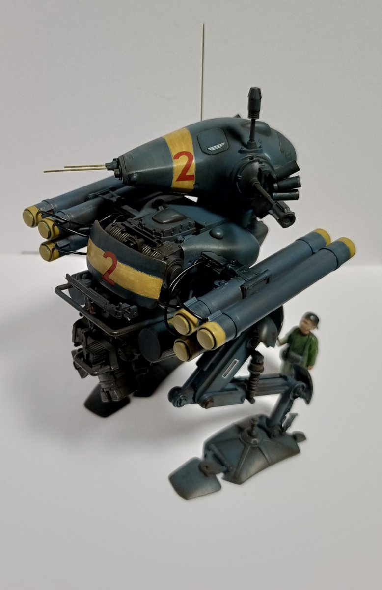 YumamoLi's tweet photo. 海洋堂1/35 陸戦ガンスできました
#マシーネンクリーガー https://t.co/0oZvKHQ8GV