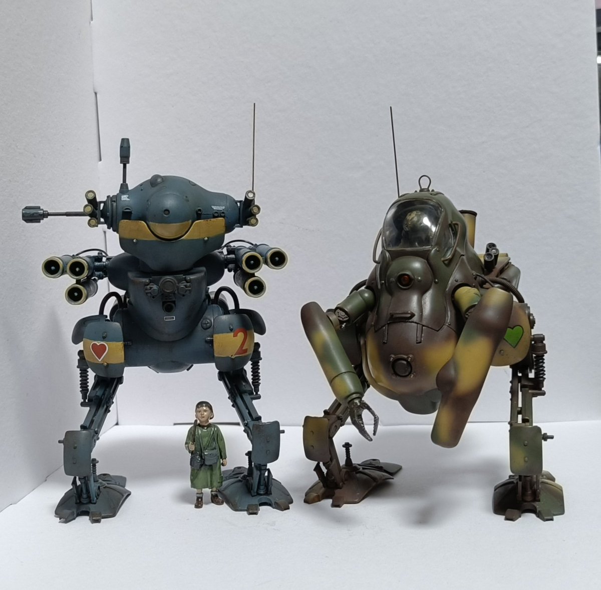 YumamoLi's tweet photo. 海洋堂1/35 陸戦ガンスできました
#マシーネンクリーガー https://t.co/0oZvKHQ8GV