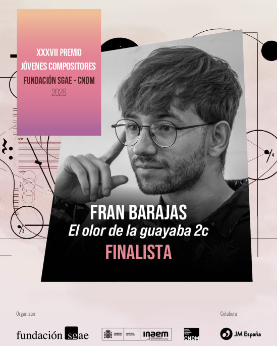 Mas_Escena's tweet photo. El músico afincado en Sevilla Fran Barajas, finalista del 37º Premio Jóvenes Compositores https://t.co/qSOivcb9Ho #músico #afincado #Sevilla #FranBarajas #finalista #Premio #Jóvenes #Compositores https://t.co/RganUmLGmW