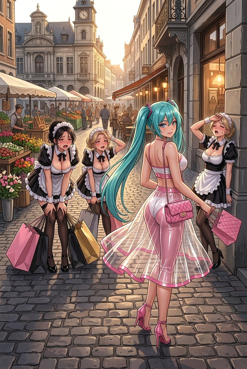 Virusf1985's tweet photo. inspiration from @LiquidLatexWins 
#hatsunemiku #AIart #FantasyArt 
https://t.co/oz6yZL2srY https://t.co/KGsoPlpHKW