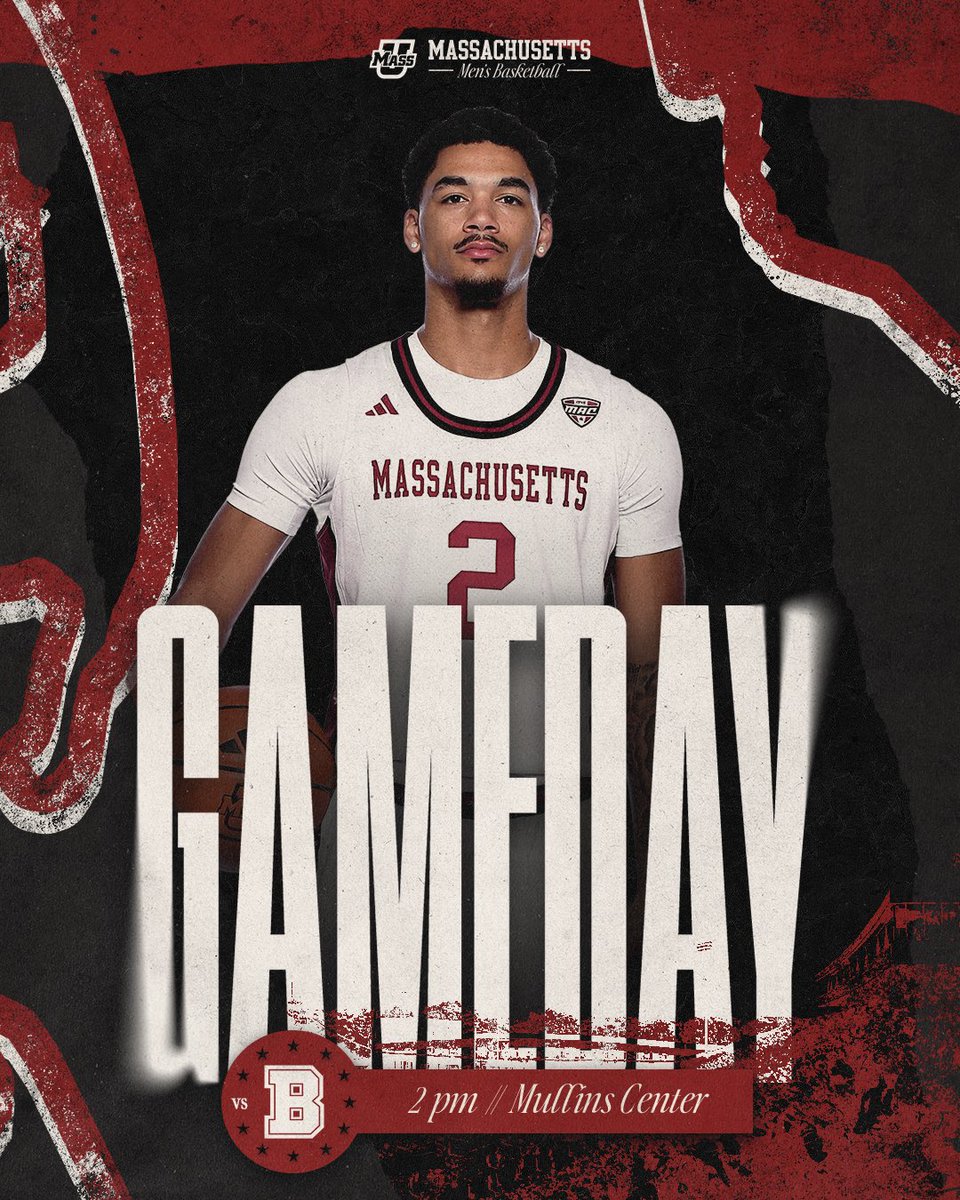 UMassMBB's tweet photo. Excited for exhibition #2! See you at 2 PM as we welcome the Brown Bears to Amherst 🏠

🆚 Brown
📍 Amherst, Mass.
🏟️ Mullins Center
⏰ 2:00 PM
🎟️ FREE

#Flagship 🚩 https://t.co/0m6RJ5baq7