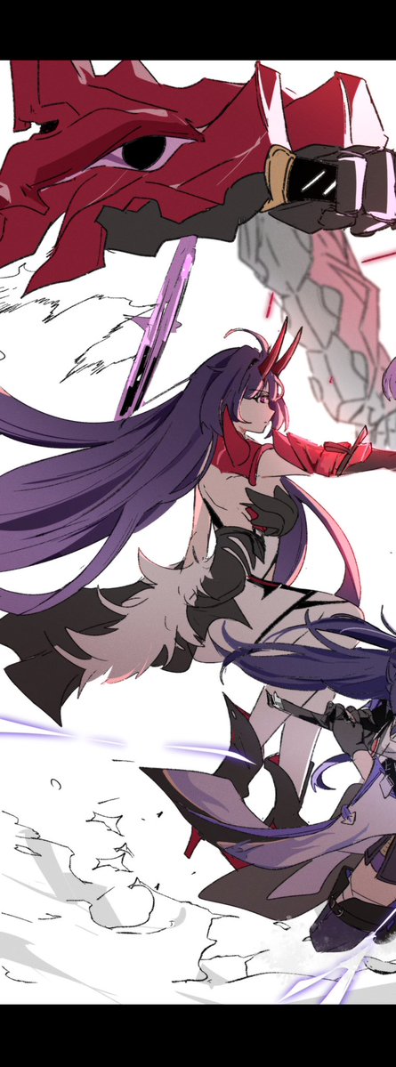SUPERVESPA99's tweet photo. ホヨバース雷電三人衆(リクエスト)
3人描くと、大変 https://t.co/z34QrpkwHa