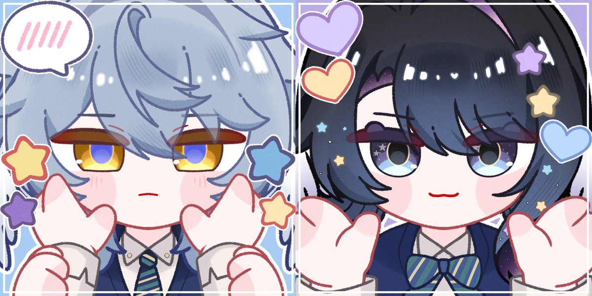 Designective's tweet photo. 💙 Little Bird 💜
SunCapell - #MonoCorvus
Galaxy Wings 🪽🪐
~~~~~~~~~~~~~~~~~~
📚 AU High School 📝
.
.
"Who is sweetest bird? it’s our beloved Sunny~" - 🪐
"Capella... stop it" *Blush* - 🪽
.
.
©️ Mayachii
#yumetwt #yumelokalgallery #HSRyume #HSROC https://t.co/LNERolcoxb