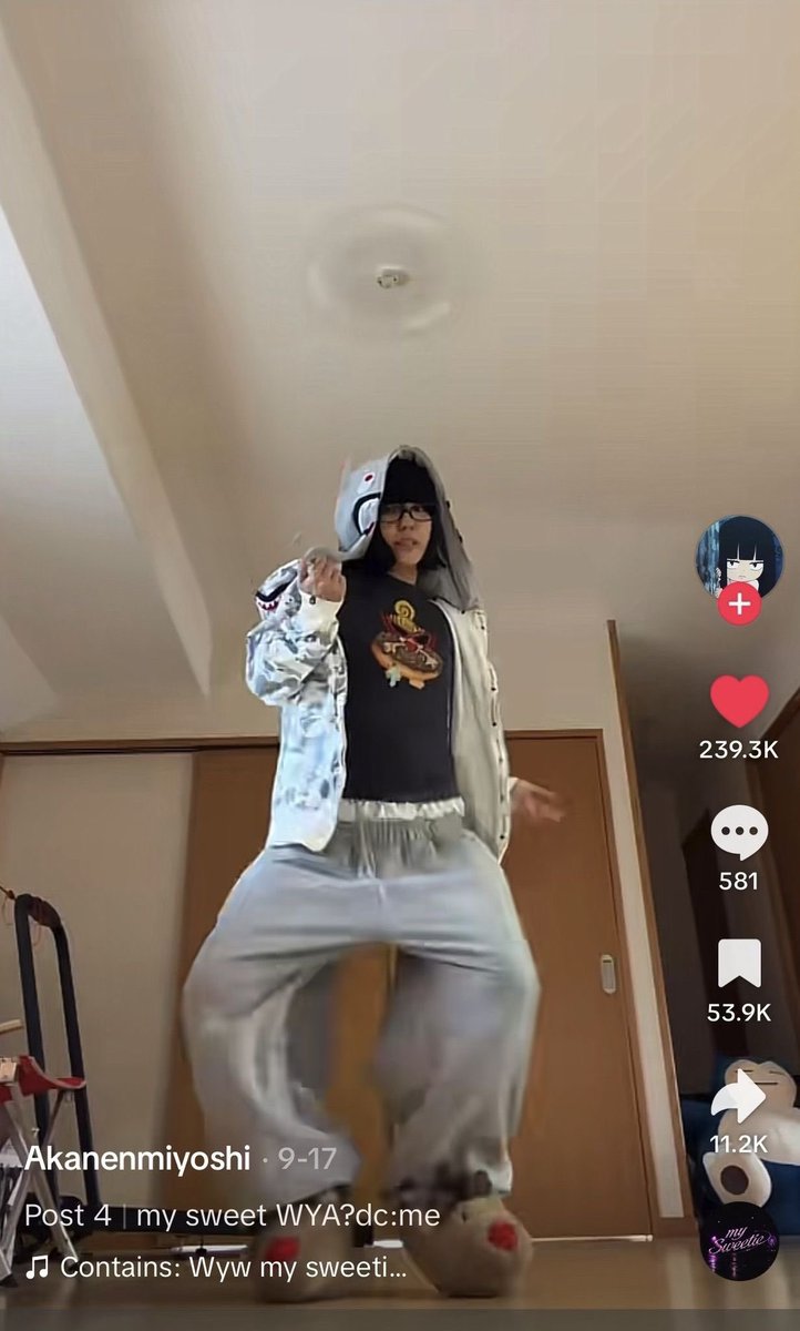 yjwpopbase's tweet photo. Akanen (@/akanenmiyoshi), the dance creator behind the viral TikTok challenge #JUNGWON danced to, reposted Jungwon’s video on Instagram and left a comment! https://t.co/HhS725FgRC