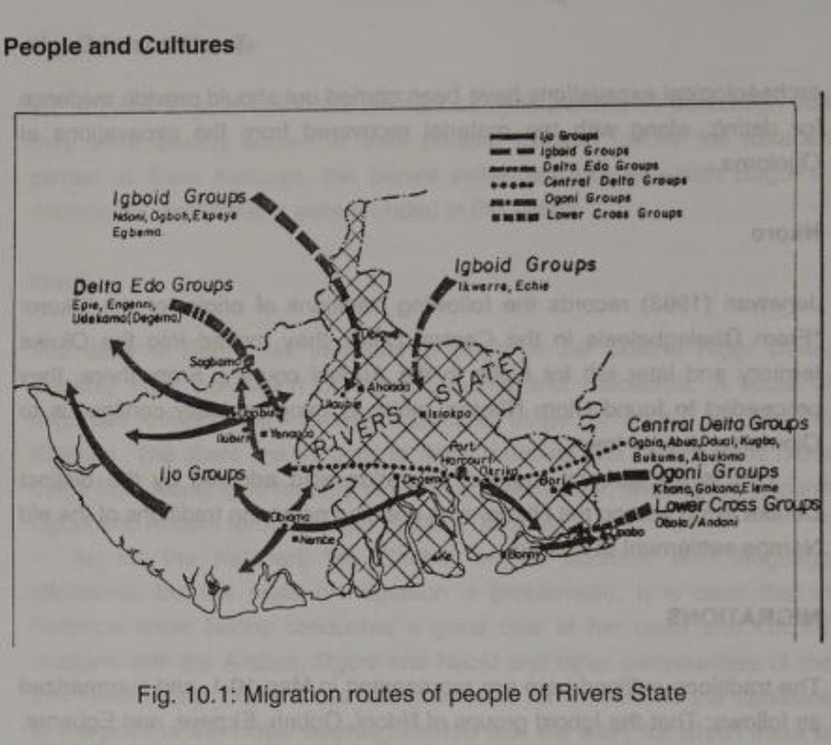 chukatweet's tweet photo. They are Ekpeye people, one of the Igbo sub-groups dispersed during the incursions of Oba Ewuare into the Ika-Igbo areas and Oguaro war. The invasions displaced many Igbo communities in Ado n’Idu, prompting mass migration southward and eastward during the the ancient Benin reign. https://t.co/Qo8c5sVSrF