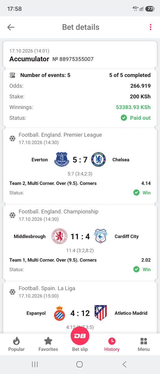 LevyKingTips's tweet photo. Multi corners
Stake of 2000  gives u 1.1 Million 

500+ odds 

Paripesa code> 9RQMA

Not on Paripesa Register here
👉 https://t.co/cZio2r9NLv
USE PromoCode 👉 LEVY
Download App 👉 https://t.co/GrgOMTNgBL https://t.co/2cej7qB7A3