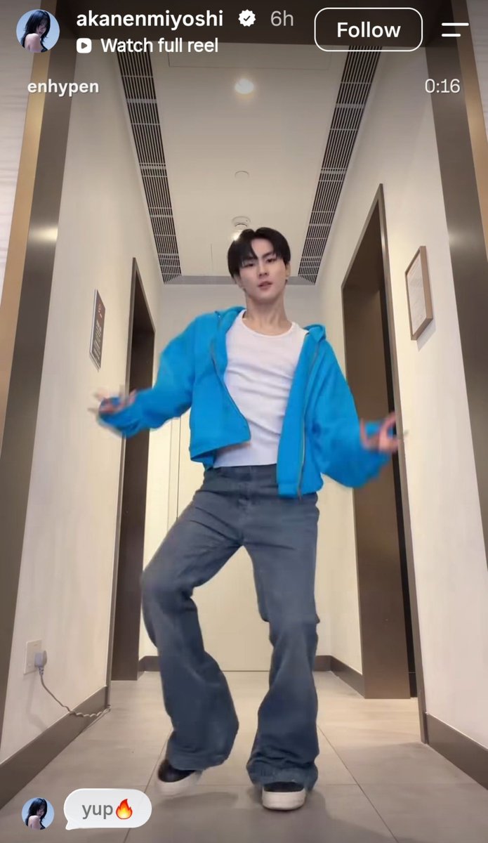woncattos's tweet photo. "yup 🔥" akanenmiyoshi, the dance creator of the dance that jungwon did reposted jungwon's vid on her ig acc and even left a comment on the same repost

🔥🔥🔥 I KNOW THATS RIGHTT #JUNGWON #정원 https://t.co/GAieEXRFbx