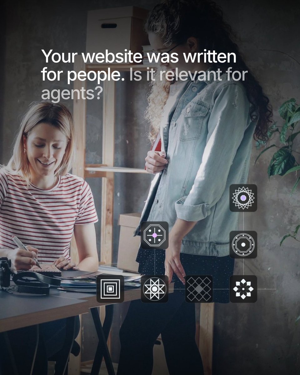 miraclyai's tweet photo. Your website speaks to people. But can AI agents understand it, too?

Make your content work for the next era of search.

#Miracly #AISearch https://t.co/Ett4c7RXCE