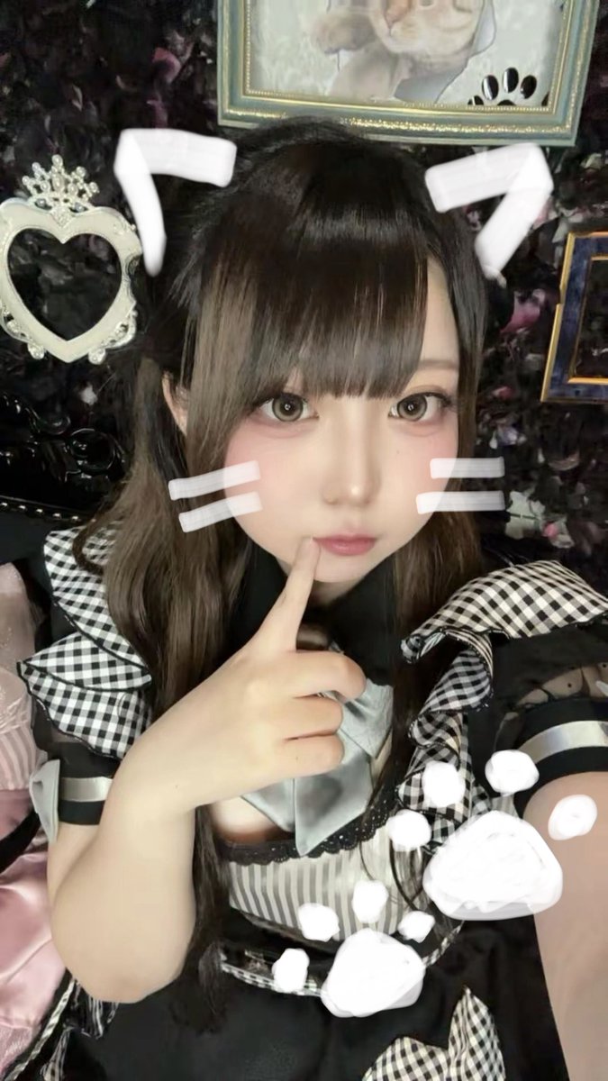 love_kispk's tweet photo. みんなに忘れられないように今日はいないけど写真置いてく🎶
猫耳ないから落書きので許して🙂‍↕️

 #コンカフェ  #すすきの  #札幌 https://t.co/l7ZKd5Rckw