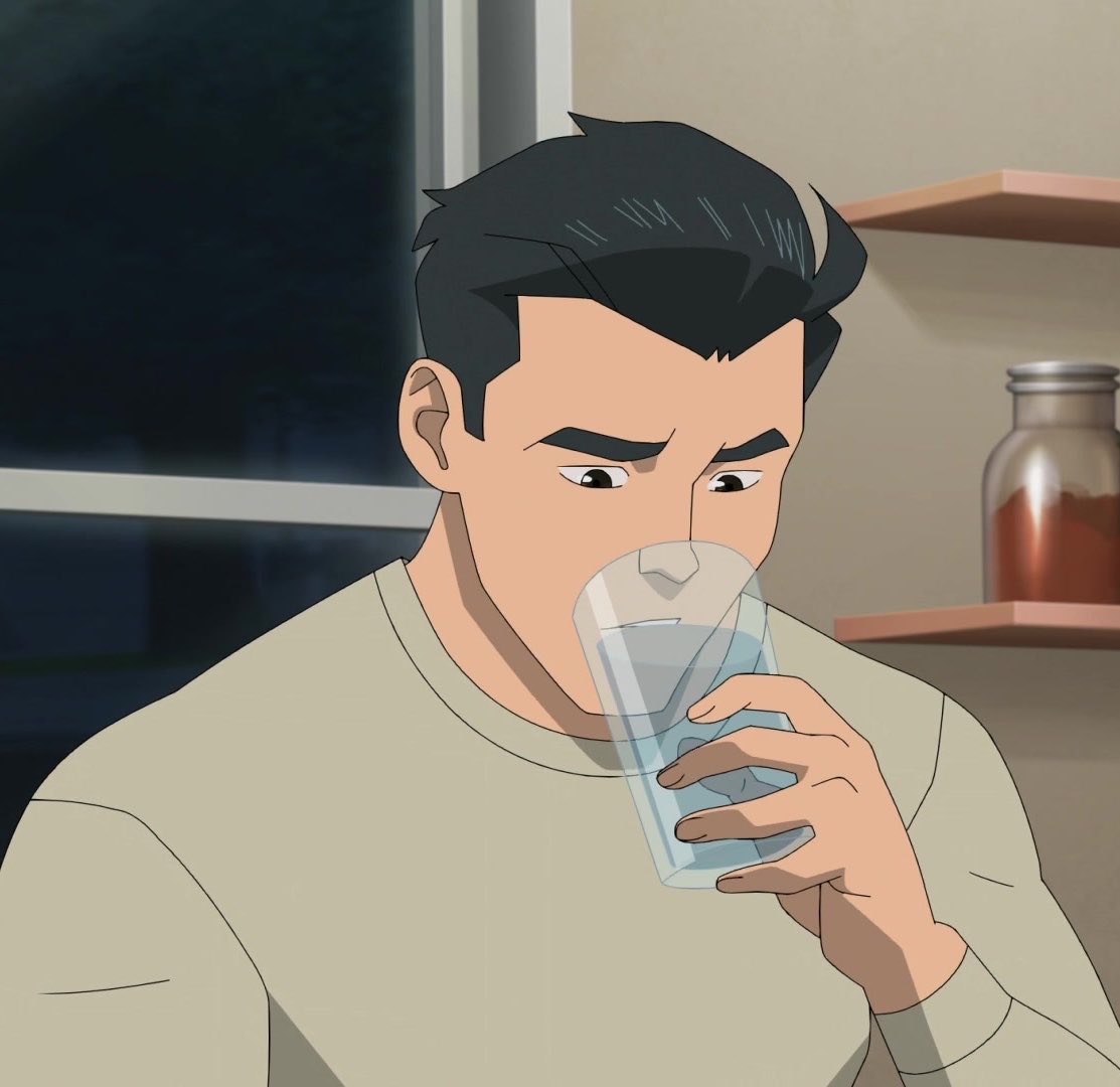 invincicat's tweet photo. going so long without mark content is going to make me post stuff like I didn’t even notice he was drinking a glass of water in this scene 😍 https://t.co/oFrJcj3stg