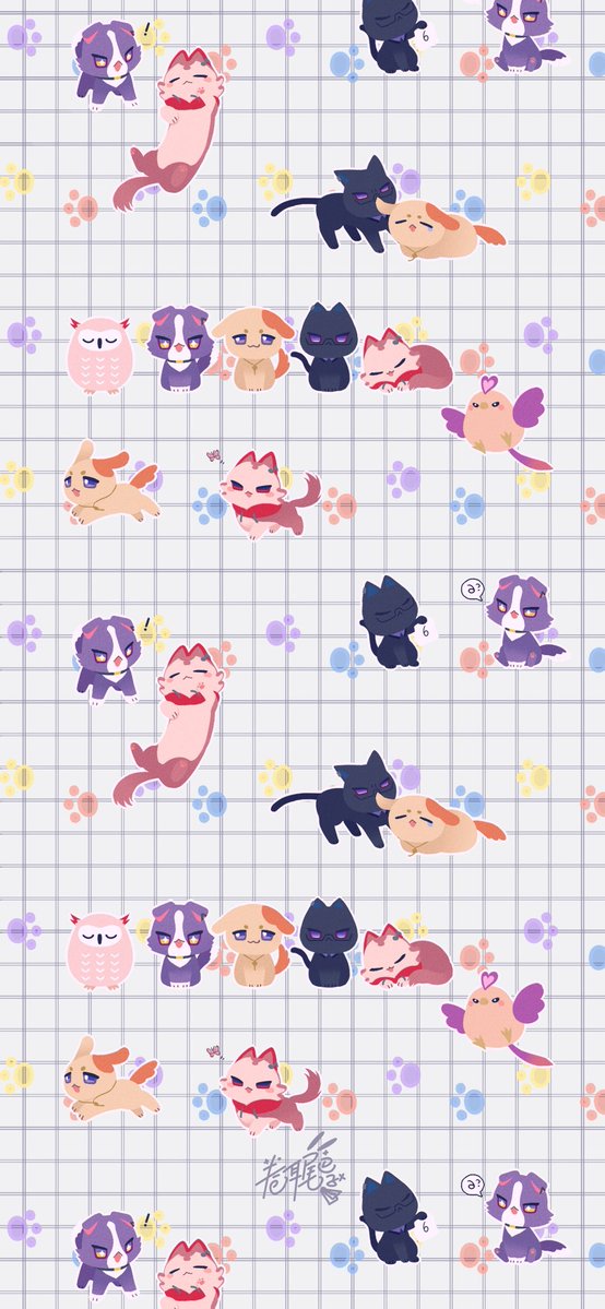 tail300612's tweet photo. 前垢再掲🤲🏻スマホ壁紙です！個人使用で自由にお使いください🐶🐱

コメ欄には別のバージョンがあります↓ https://t.co/DnxLNjC7gW