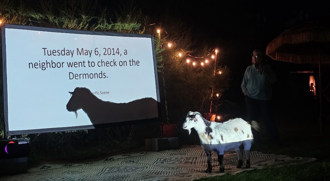 149Zone7's tweet photo. What an incredible night on the farm with our Crime&amp;Bovine event!! Hodges Hidden Highland Farm out did themselves! Thank you to all our friends that came out and helped us on our cold case. #ColdCase #Bovine #zone7 @lawyerschiff @NancyGrace @CrimeCon https://t.co/Il83cNwkAL